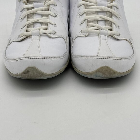 Nike Dance Athletic Shoes Leather Womens Size 10 White Silver 366191-103 - Picture 9 of 16